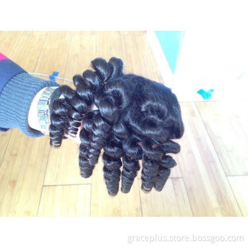 Grace Plus wholesale indian hair in india rose hair products brazilian virgin sexy anty fumi hair double drawn
